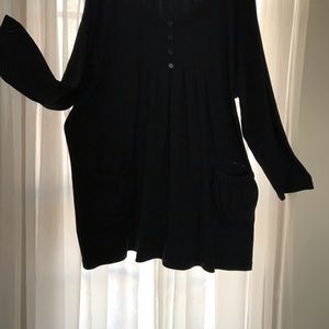 Roamans Stretch Knit Fabric With 2 Large Pockets,